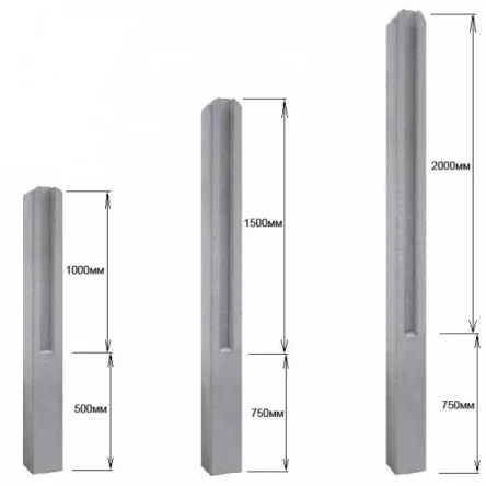 Столб еврозабора